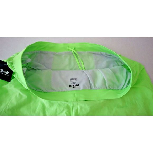 Under Armour 1374278 752 Men's Sz 2XL Yellow/Green UA Run Up The Pace 7" Shorts - Picture 3 of 8